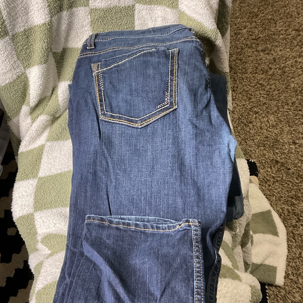 BKE Women's Skinny Jeans in Blue - Picture 2 of 2